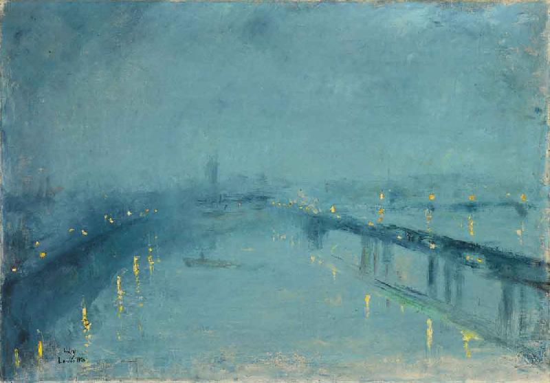 Lesser Ury London im Nebel France oil painting art